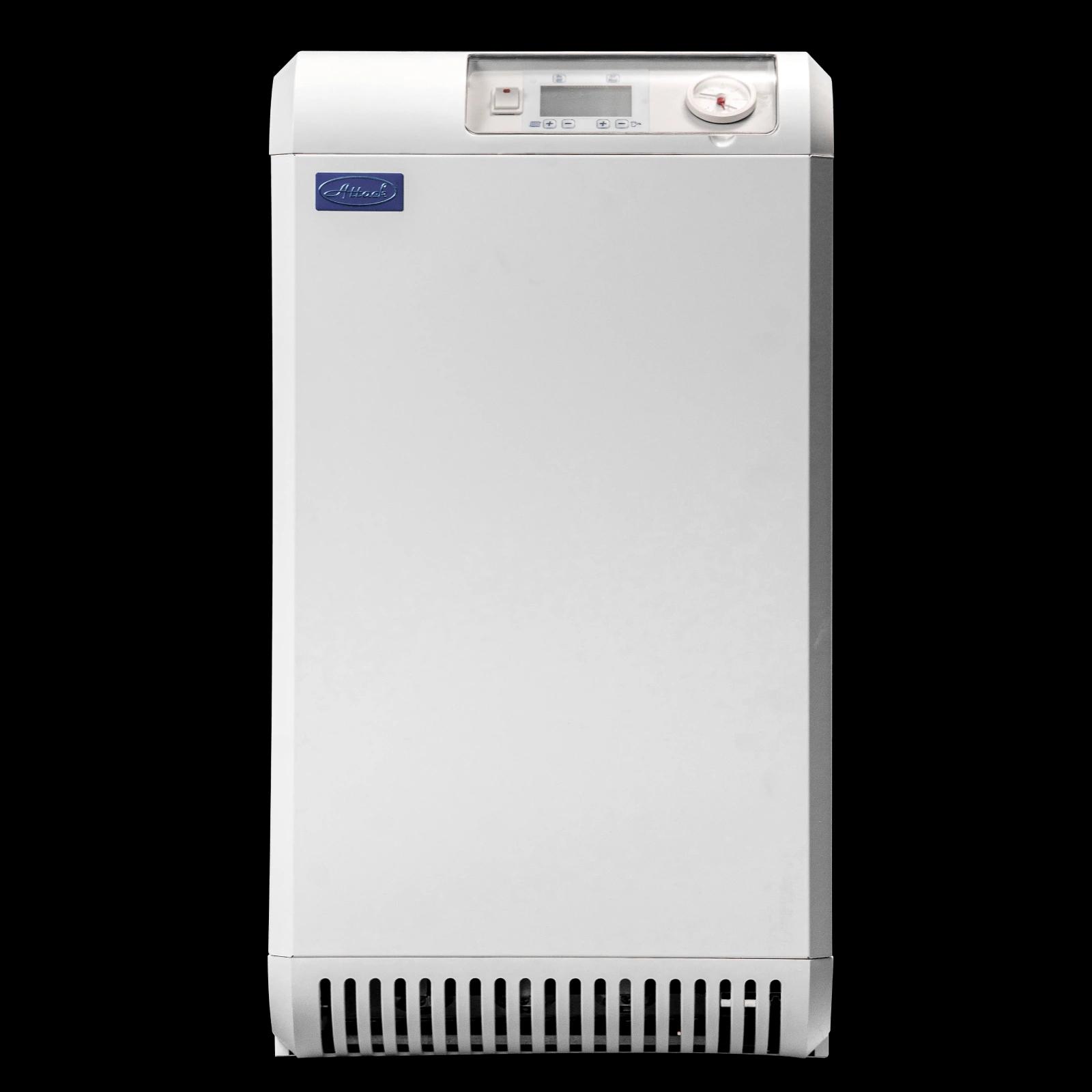 Чавунний газовий котел з електророзпалом та димовим відведенням ATTACK EZ